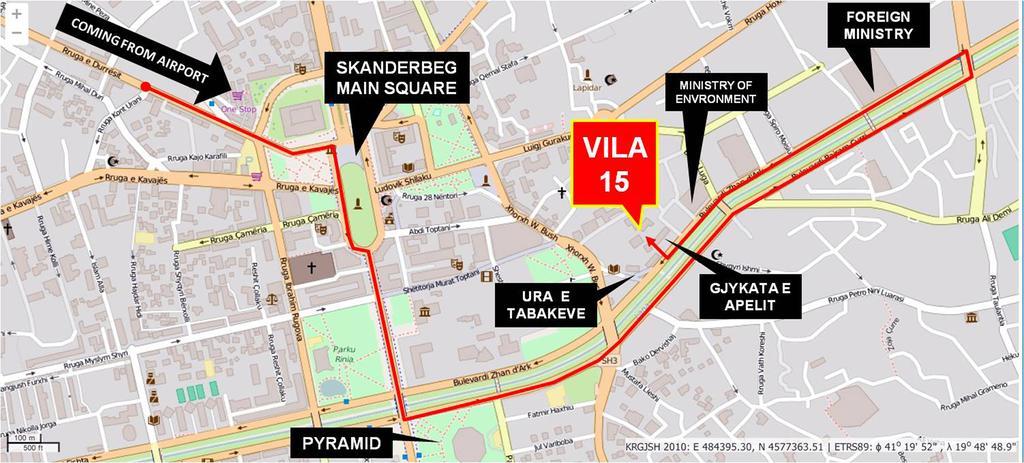 Hotel Vila 15 - Center Τίρανα Εξωτερικό φωτογραφία
