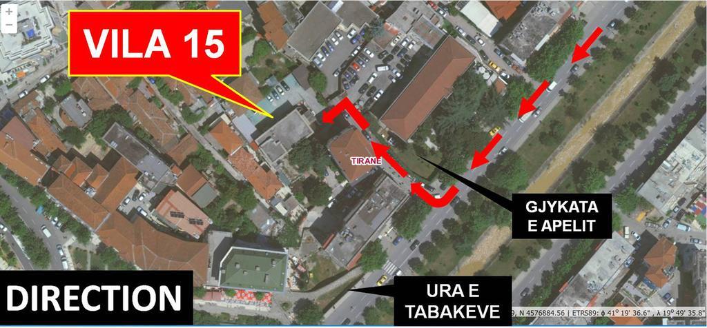 Hotel Vila 15 - Center Τίρανα Εξωτερικό φωτογραφία